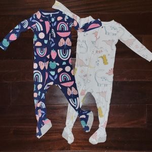 18 month footie Pajamas bundle